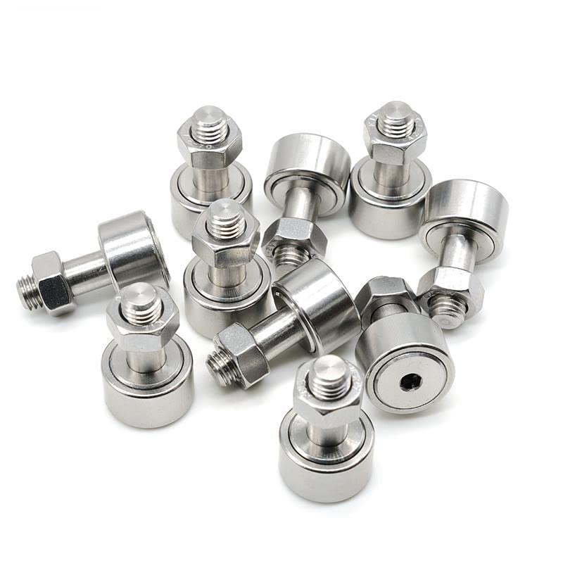 AXK 1Pcs CF8 Stainless Steel Cam Follower Needle Roller Bearing KR19 Miniature Cam Followers CF8 8x19x32.2mm - Image 3
